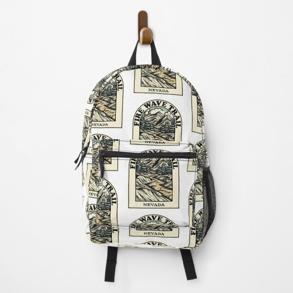 Item preview, fire wave trail Nevada hiking backpacking trail designed and sold by HalpinDesign.