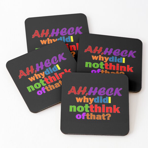 Item preview, Ah, Heck - Rainbow designed and sold by Fun Funky Designs.
