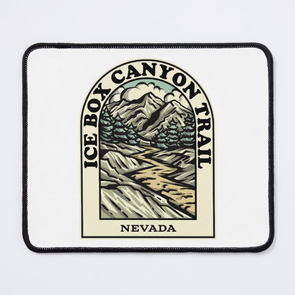 Item preview, ice box canyon trail Nevada hiking backpacking trail designed and sold by HalpinDesign.