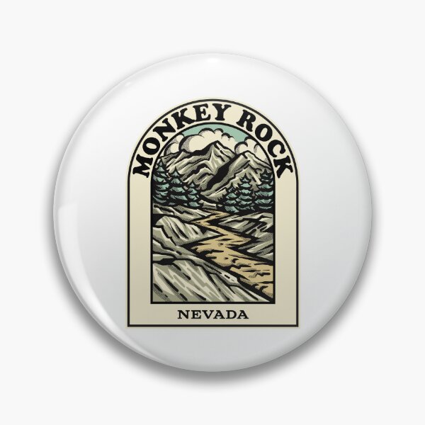 Item preview, monkey rock Nevada hiking backpacking trail designed and sold by HalpinDesign.