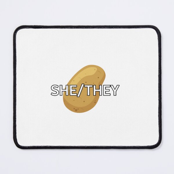 Item preview, Potato pronouns she/they- no flag designed and sold by CottonCandyCole.