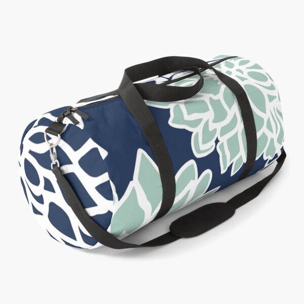 Artikelvorschau, Flower Blooms, Navy Blue and Teal entworfen und verkauft von meggydesigns.