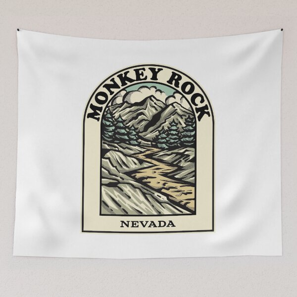 Aperçu de l'œuvre monkey rock Nevada hiking backpacking trail créée et vendue par HalpinDesign.