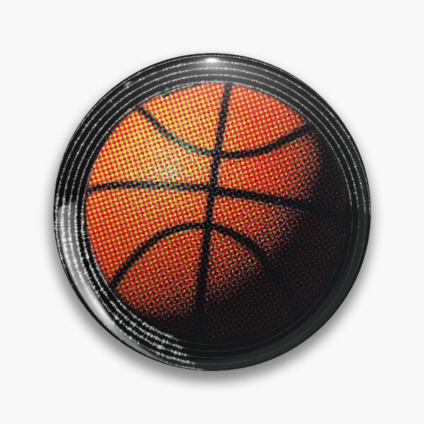 Item preview, Halftone Effect Basket Ball on the Court designed and sold by Slam-Dunkan.