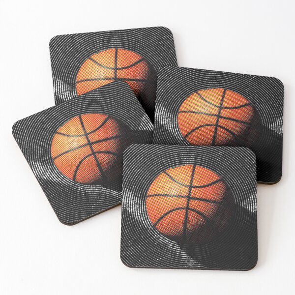 Item preview, Halftone Effect Basket Ball on the Court designed and sold by Slam-Dunkan.