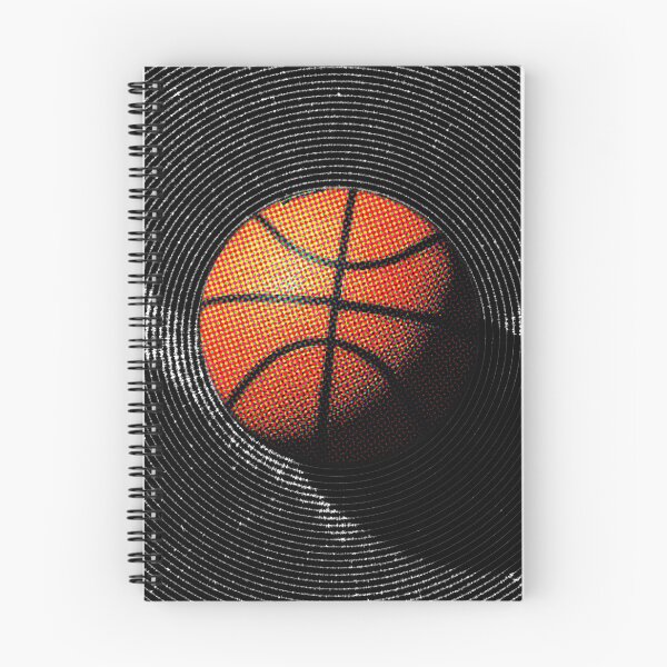 Item preview, Halftone Effect Basket Ball on the Court designed and sold by Slam-Dunkan.