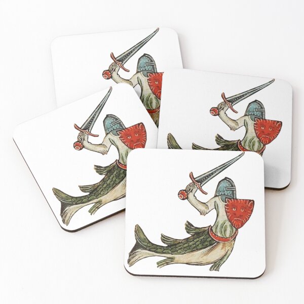 Item preview, Medieval Creature: Fish Knight designed and sold by Demonik-Art.