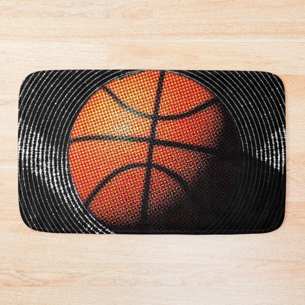 Item preview, Halftone Effect Basket Ball on the Court designed and sold by Slam-Dunkan.