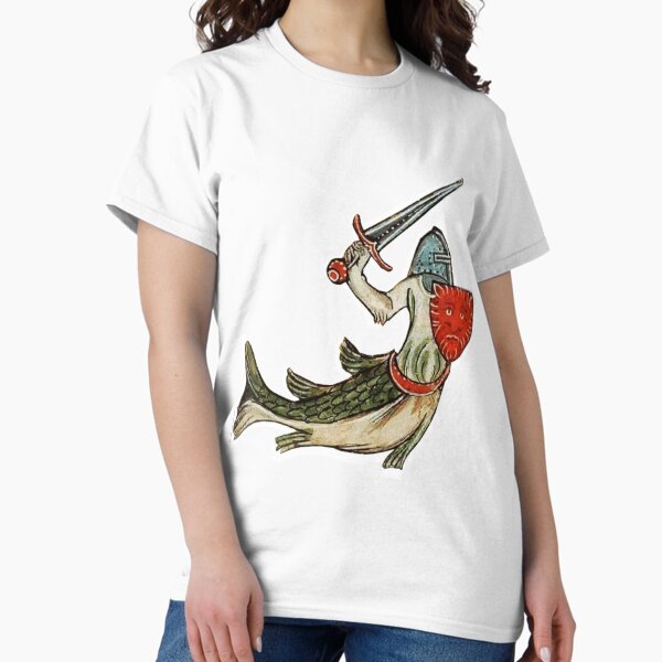 Vista previa del artículo con la obra «Criatura medieval: Caballero Pez», diseñado y vendido por Demonik-Art.