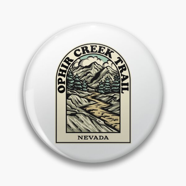 Item preview, ophir creek trail Nevada hiking backpacking trail designed and sold by HalpinDesign.