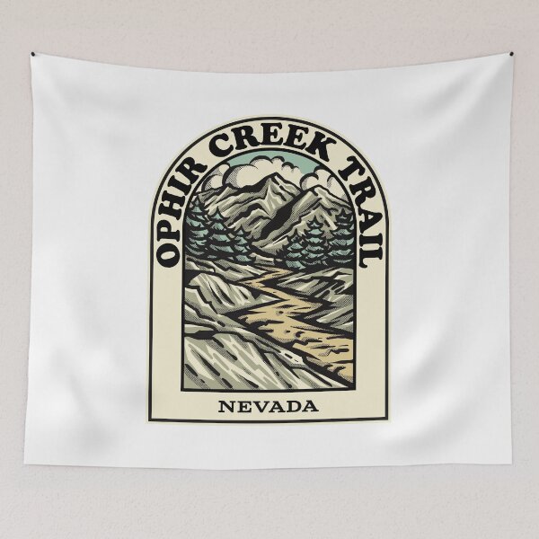 Item preview, ophir creek trail Nevada hiking backpacking trail designed and sold by HalpinDesign.