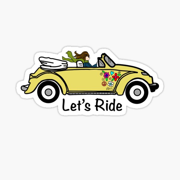Let’s Ride Sticker