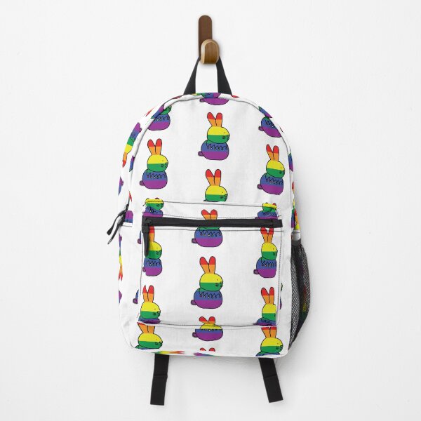Item preview, Pride Bunny Rabbit in Rainbow Stripes designed and sold by ellenhenry.