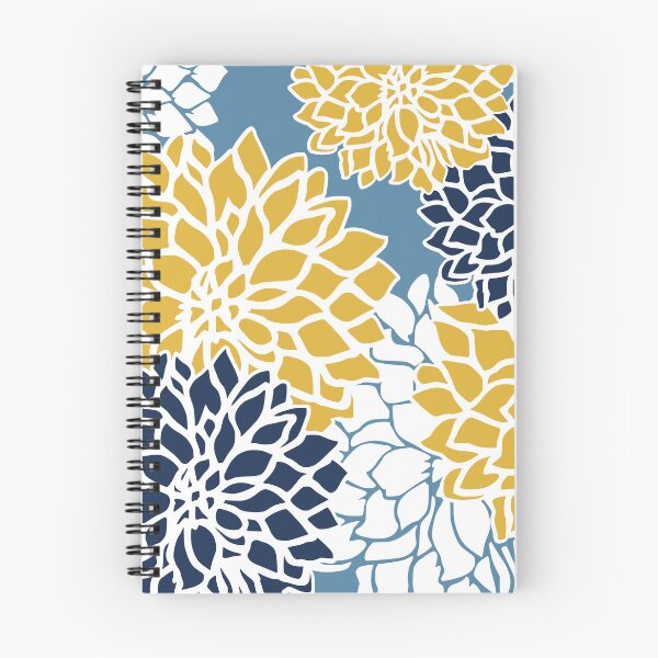 Artikelvorschau, Flower Blooms, Yellow and Blue entworfen und verkauft von meggydesigns.