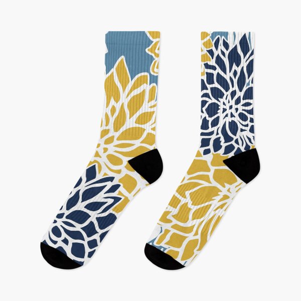 Artikelvorschau, Flower Blooms, Yellow and Blue entworfen und verkauft von meggydesigns.