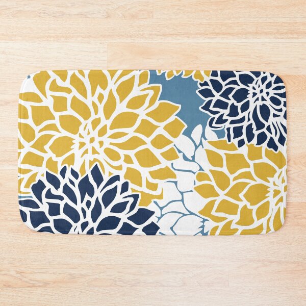 Artikelvorschau, Flower Blooms, Yellow and Blue entworfen und verkauft von meggydesigns.