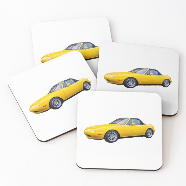 Item preview, Sunburst Yellow Mazda Miata (MX-5) designed and sold by Dylan Lawrence.