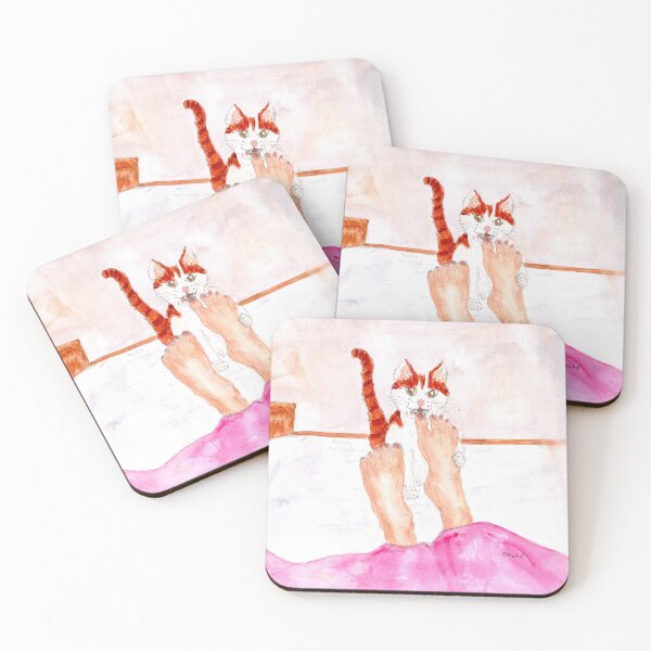 Item preview, Cat Möhrchen wakes up his mistress roughly designed and sold by Sandra  Steinke.