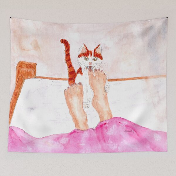 Item preview, Cat Möhrchen wakes up his mistress roughly designed and sold by Sandra  Steinke.