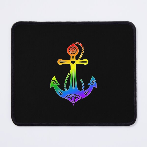 Item preview, Rainbow, Anchor, Pride Flag, LGBT, LGBTQ, LGBTQIA, LGBTQIA+, Community designed and sold by nitty-gritty.