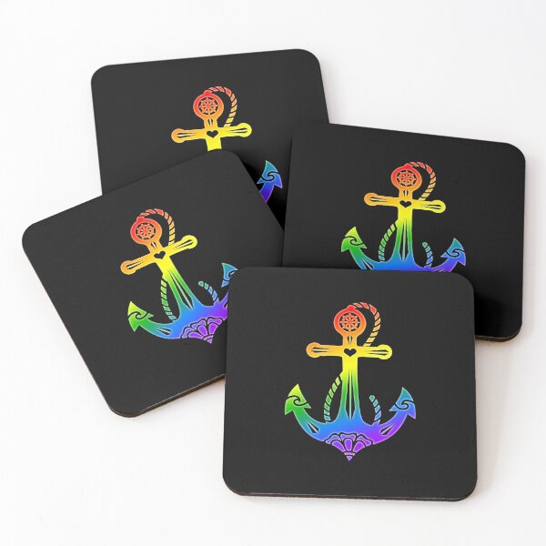 Item preview, Rainbow, Anchor, Pride Flag, LGBT, LGBTQ, LGBTQIA, LGBTQIA+, Community designed and sold by nitty-gritty.