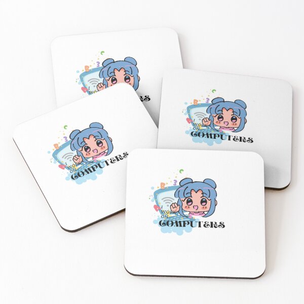 Item preview, I work on computers anime funny  designed and sold by Cheeky Popp.