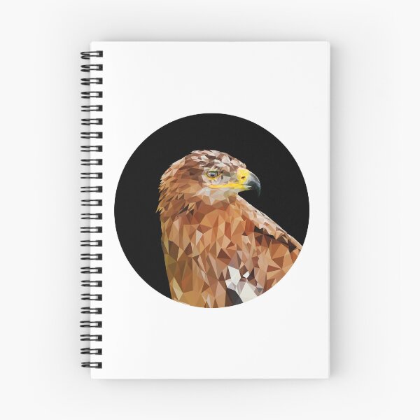 Item preview, Eagle Lowpoly Black Background Circle Shape designed and sold by xP42.