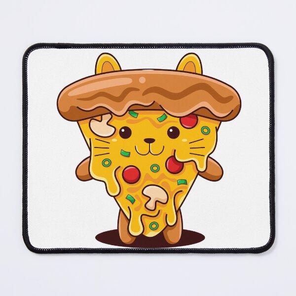 Item preview, Cute Pizza Cat Cartoon designed and sold by Ala Muk.