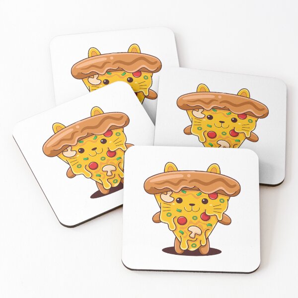 Item preview, Cute Pizza Cat Cartoon designed and sold by Ala Muk.