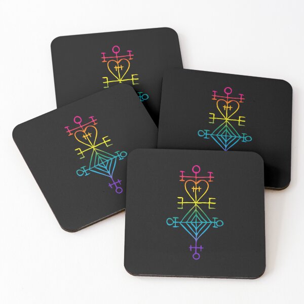 Item preview, Rainbow, Astarstafur, Iceland, Love Charm, Sigil, Rune, Symbol, Pride Flag, LGBT, LGBTQ, LGBTQIA, LGBTQIA+, Community designed and sold by nitty-gritty.