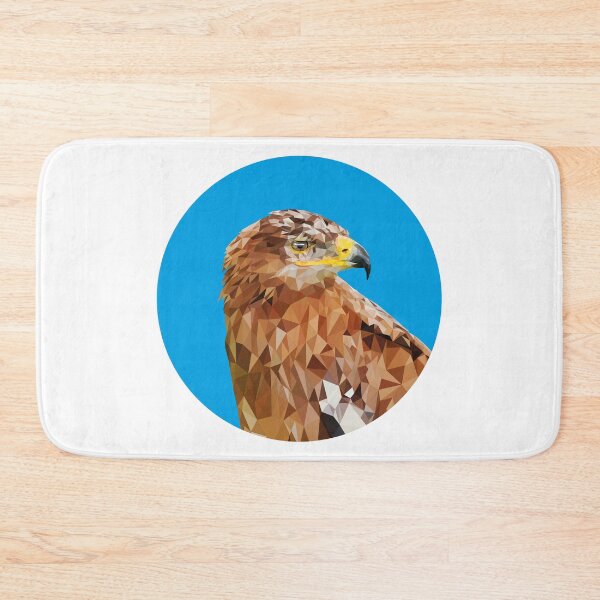 Item preview, Eagle Lowpoly Blue Background Circle Shape designed and sold by xP42.