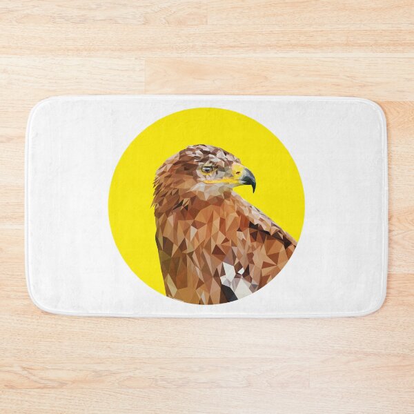Item preview, Eagle Lowpoly Yellow Background Circle Shape designed and sold by xP42.