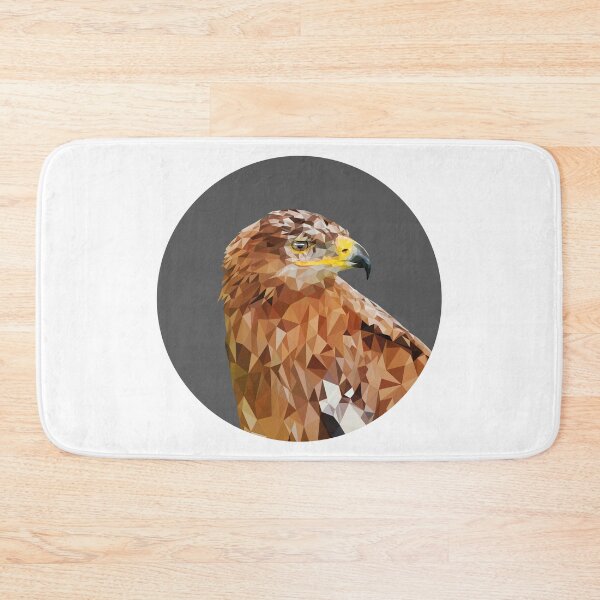 Item preview, Eagle Lowpoly Gray Background Circle Shape designed and sold by xP42.