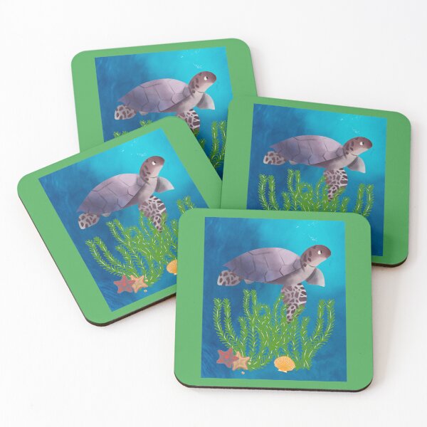Item preview, Turtle - Blue Nautical Collection designed and sold by Stephanndesigns.