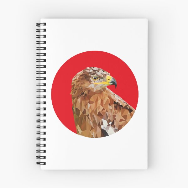 Item preview, Eagle Lowpoly Red Background Circle Shape designed and sold by xP42.