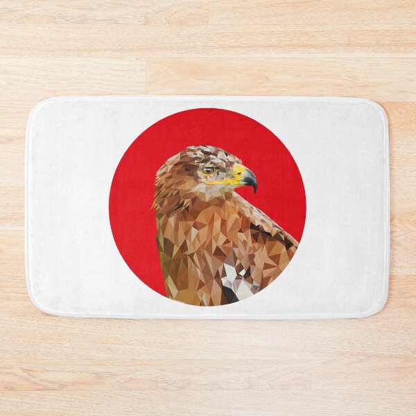 Item preview, Eagle Lowpoly Red Background Circle Shape designed and sold by xP42.