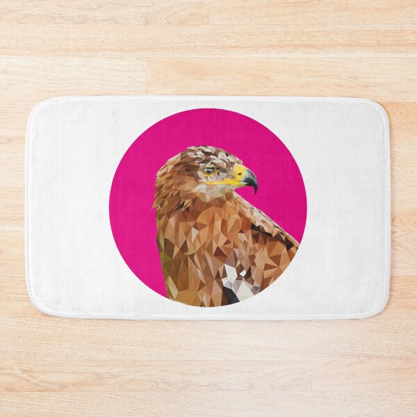 Item preview, Eagle Lowpoly Magenta Background Circle Shape designed and sold by xP42.