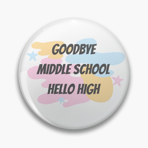 Item preview, Goodbye Middle School Hello High School-Funny Graduation-Middle School Graduation Gift-8th Grade Graduation designed and sold by kingstorre.