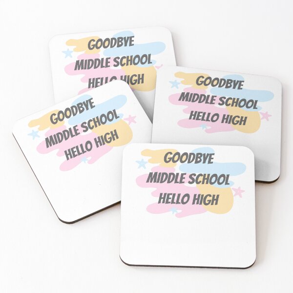 Item preview, Goodbye Middle School Hello High School-Funny Graduation-Middle School Graduation Gift-8th Grade Graduation designed and sold by kingstorre.