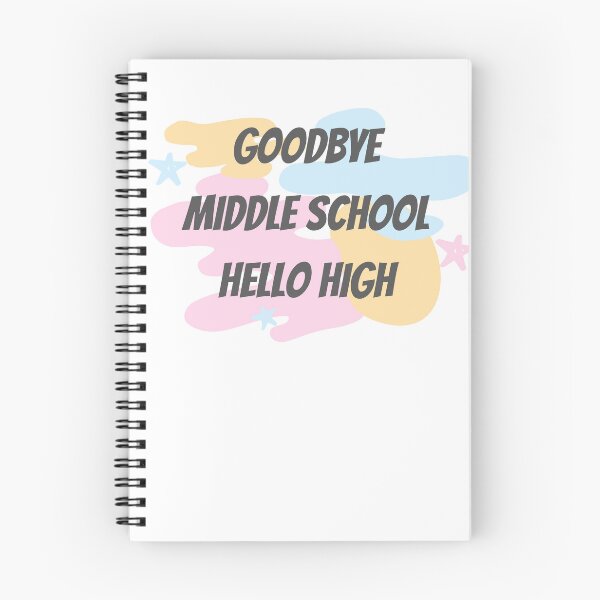 Item preview, Goodbye Middle School Hello High School-Funny Graduation-Middle School Graduation Gift-8th Grade Graduation designed and sold by kingstorre.