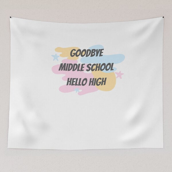 Item preview, Goodbye Middle School Hello High School-Funny Graduation-Middle School Graduation Gift-8th Grade Graduation designed and sold by kingstorre.