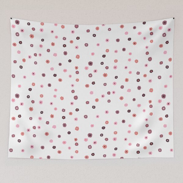Item preview, Pattern prints small pink flowers designed and sold by TaxiFraise.