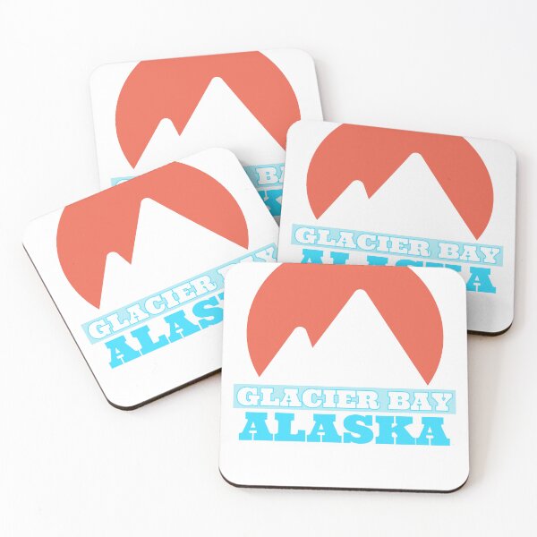 Item preview, Glacier Bay Alaska- Vintage Sun with Mountains  designed and sold by crickmonster.