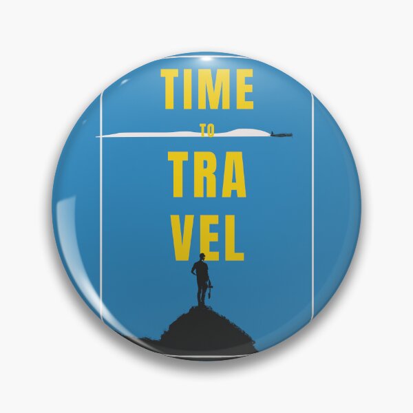 Item preview, Time To Travel Graphic Art In Blue-Yellow designed and sold by boholoc0.