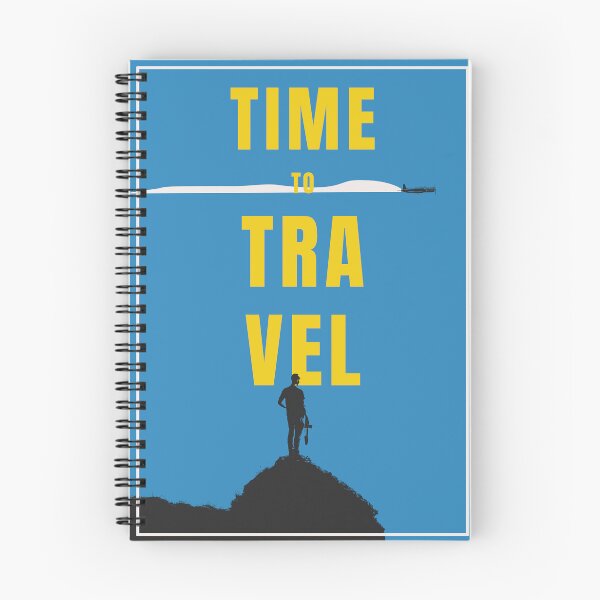 Item preview, Time To Travel Graphic Art In Blue-Yellow designed and sold by boholoc0.