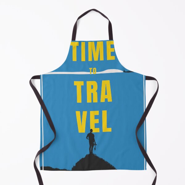 Item preview, Time To Travel Graphic Art In Blue-Yellow designed and sold by boholoc0.