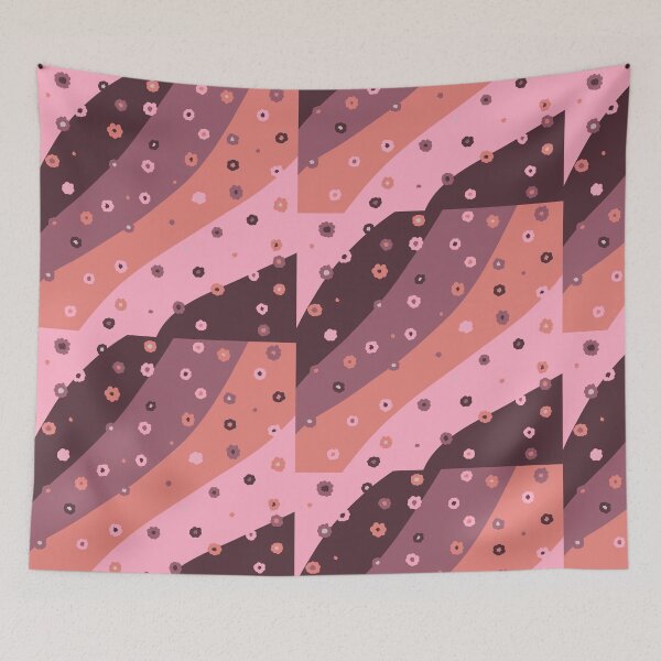 Item preview, Pattern prints small pink flowers designed and sold by TaxiFraise.