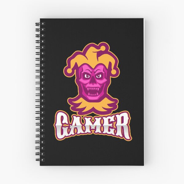 Item preview, Gamer with Scary Buffoon Skull designed and sold by PRIVARSHU.