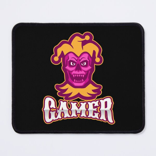Item preview, Gamer with Scary Buffoon Skull designed and sold by PRIVARSHU.