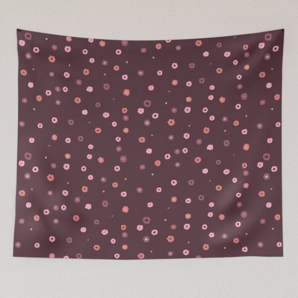 Item preview, Pattern prints small pink flowers designed and sold by TaxiFraise.
